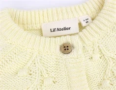 Lil Atelier lemon icing strikcardigan